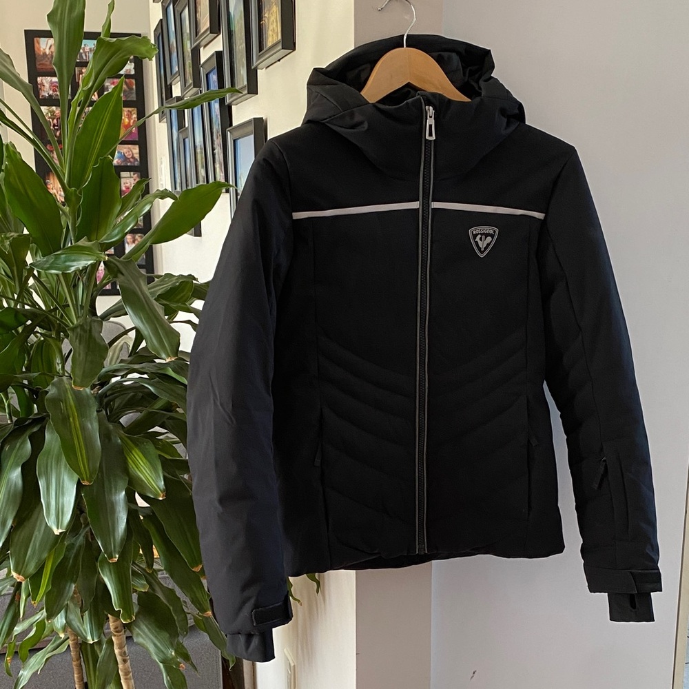 Manteau d’hiver femme Rossignol black winter coat